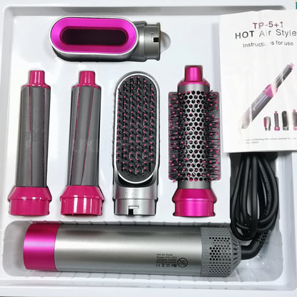 5-in-1 Ceramic Hair Styling Set | Dry, Curl, Straighten & Volumize