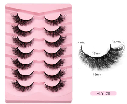 Cat-Eye False Eyelash Set | Flared, Wispy & Winged Look