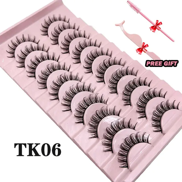 Ultra-Fluffy Russian Strip Lashes | Glamorous & Long-Lasting