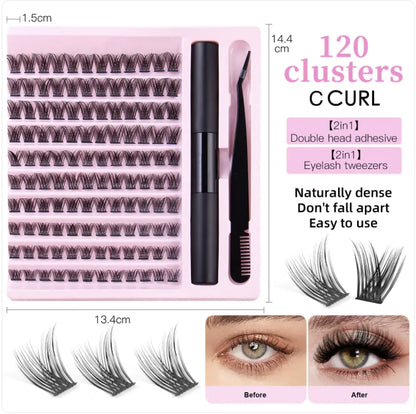 Natural Single Cluster False Eyelash Set | Lightweight & Voluminous