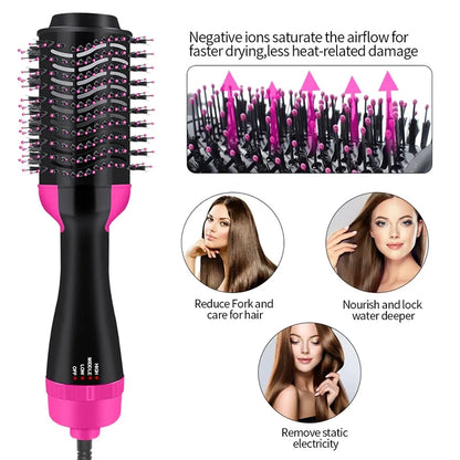 2-in-1 Volumizing Hair Dryer | Dry & Style in One Step