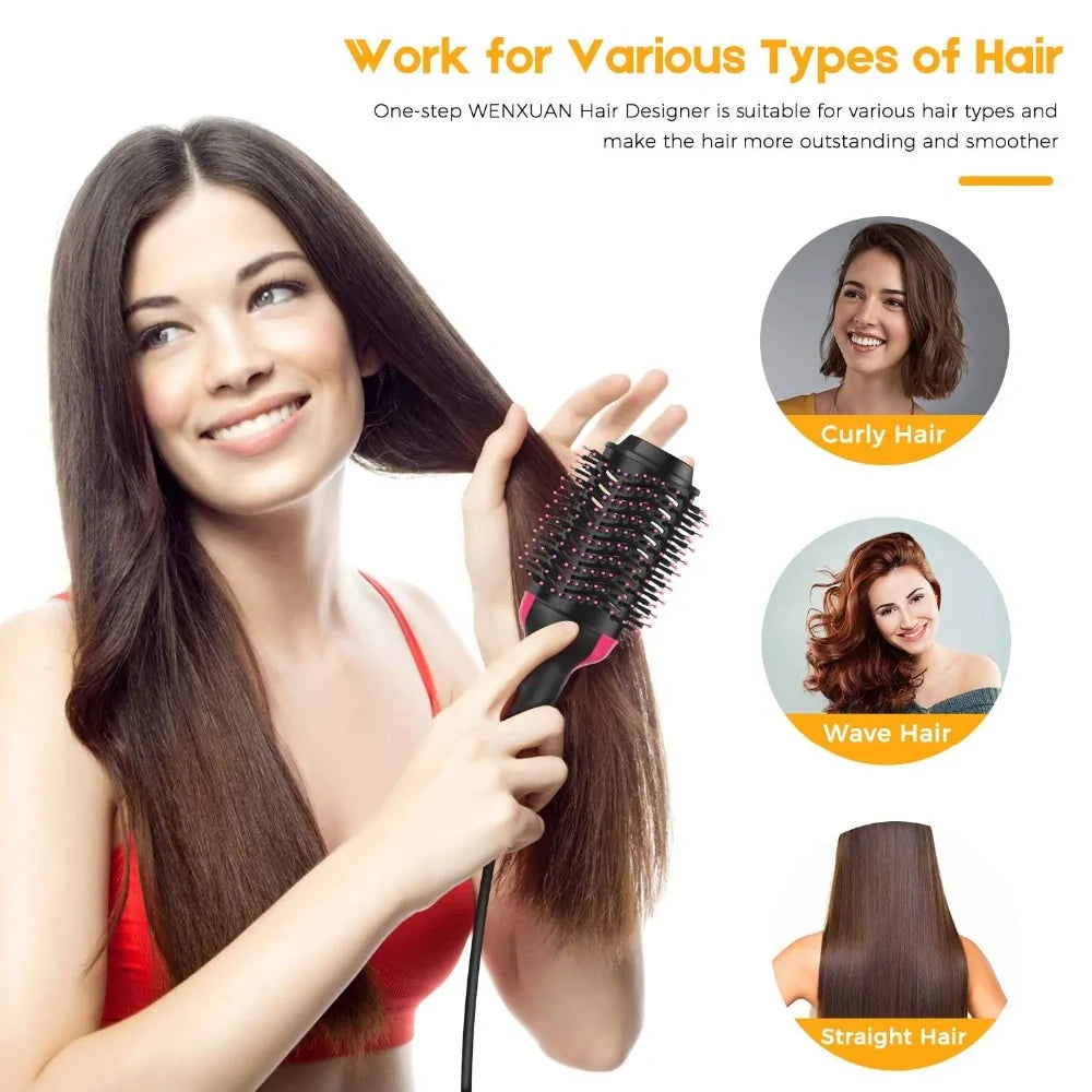 2-in-1 Volumizing Hair Dryer | Dry & Style in One Step