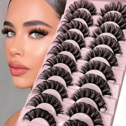 Ultra-Fluffy Russian Strip Lashes | Glamorous & Long-Lasting